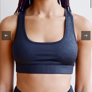 Zyia black bomber bra medium